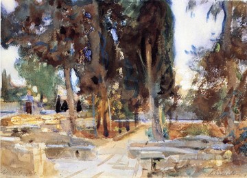  Sargent Peintre - Jérusalem paysage John Singer Sargent